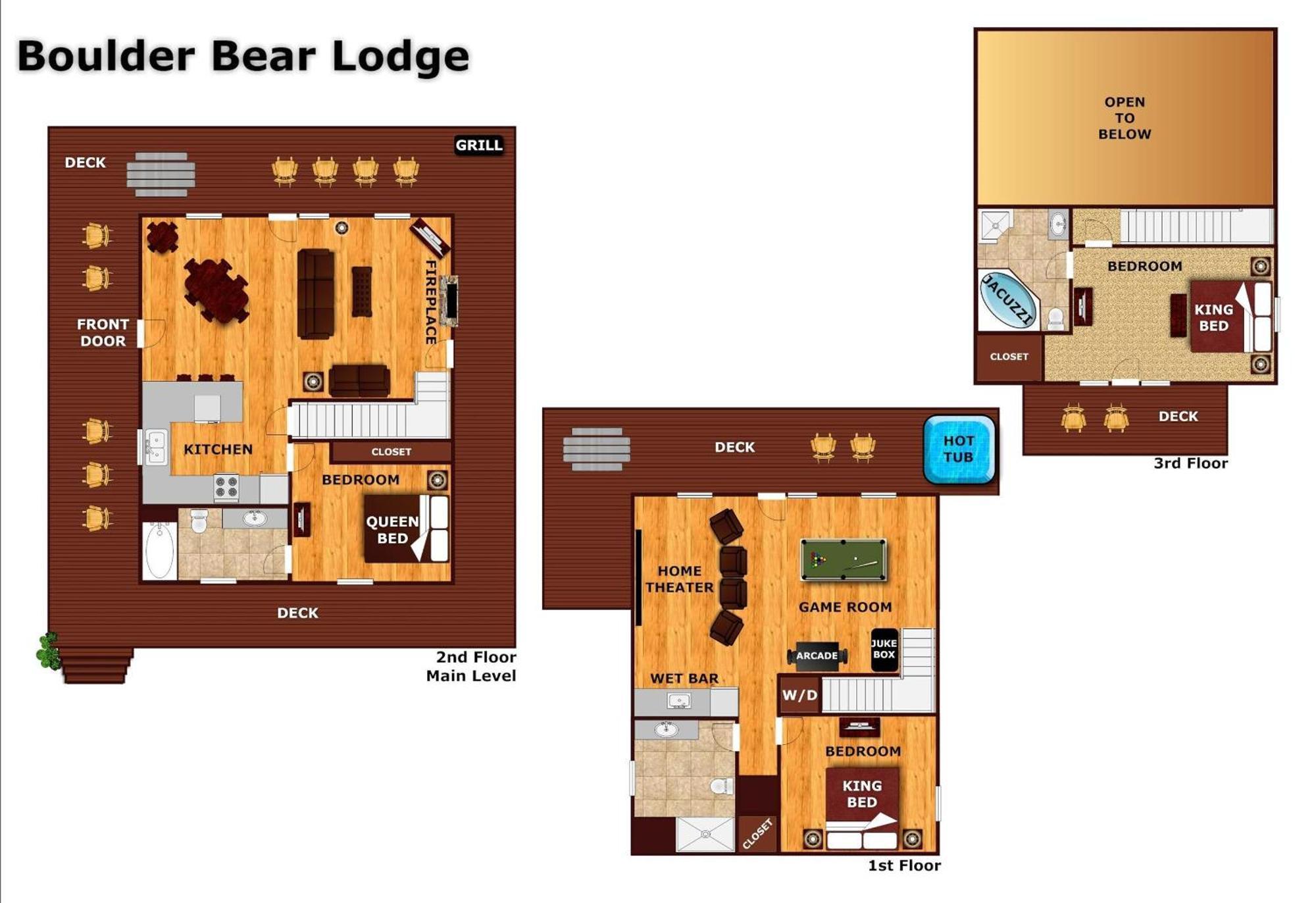 Boulder Bear Lodge #355 Pigeon Forge Luaran gambar